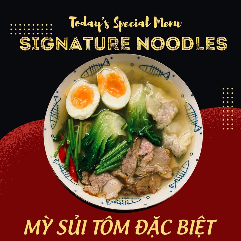Mỳ Sủi Tôm Đặc Biệt